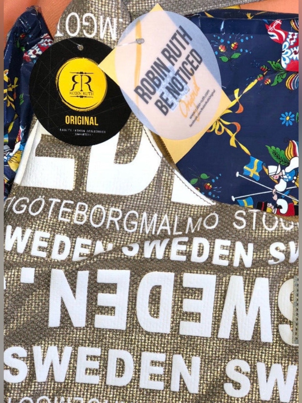 New-Robin Ruth Sweden Tote Bag - Picture 2 of 2